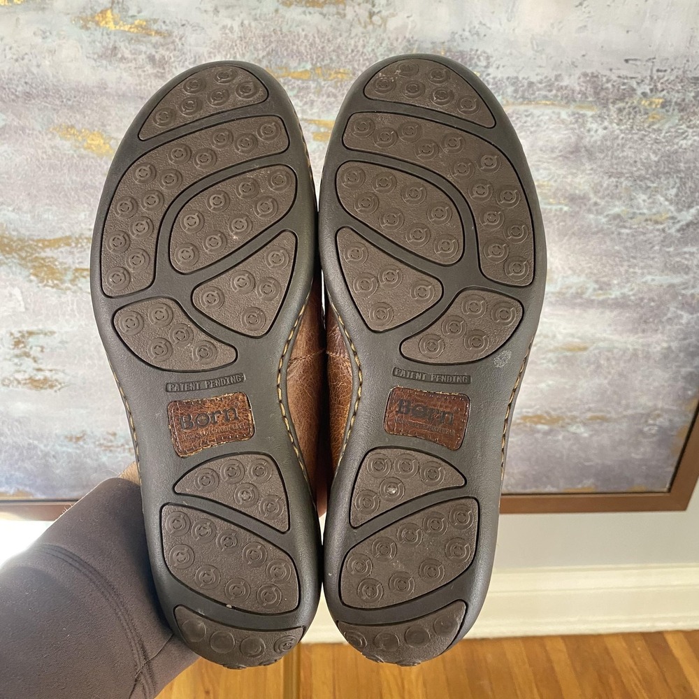 Born Shoes Mens Size 11 Brown Leather Penny Loafers Slip On Casual Comfort - Picture 11 of 11